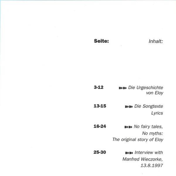 Eloy - Eloy (RE, Dig + CD, Album + CD, Single)