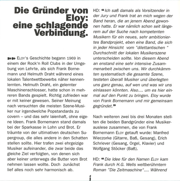 Eloy - Eloy (RE, Dig + CD, Album + CD, Single)