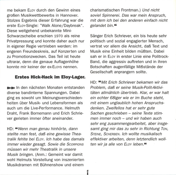 Eloy - Eloy (RE, Dig + CD, Album + CD, Single)