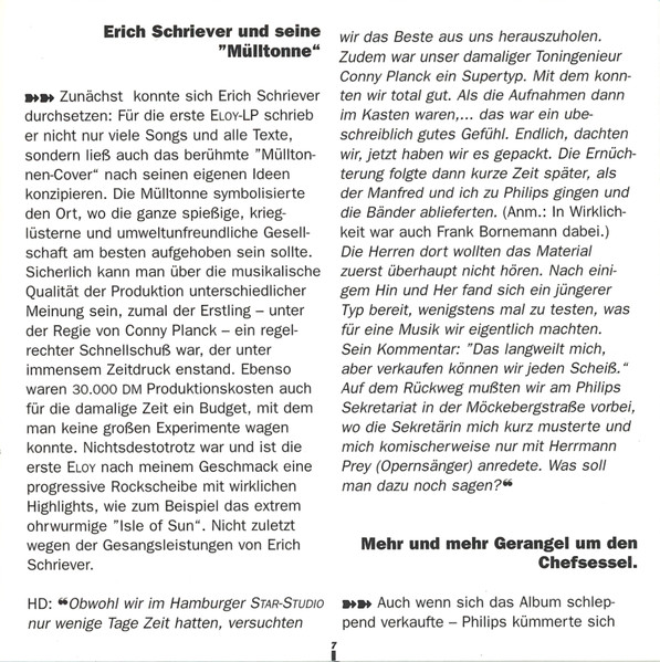 Eloy - Eloy (RE, Dig + CD, Album + CD, Single)