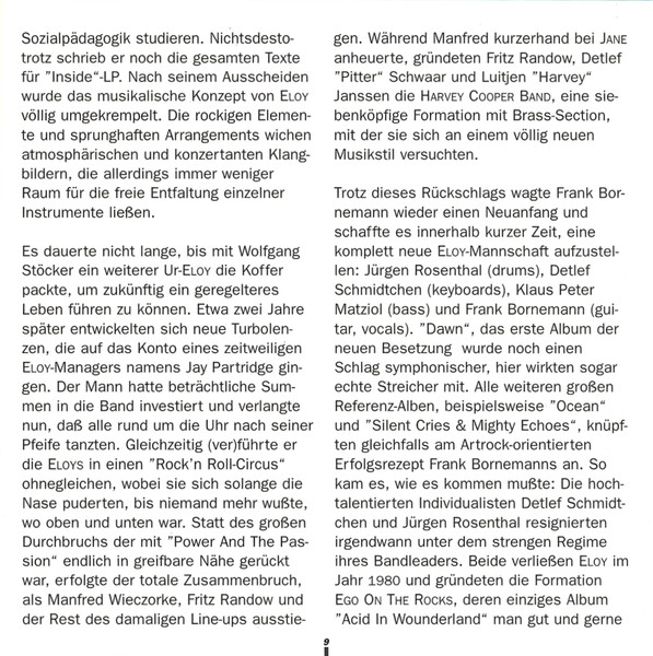 Eloy - Eloy (RE, Dig + CD, Album + CD, Single)