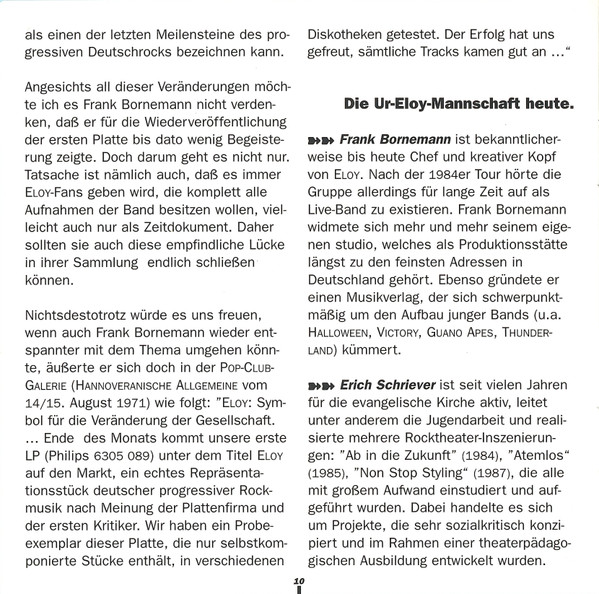 Eloy - Eloy (RE, Dig + CD, Album + CD, Single)