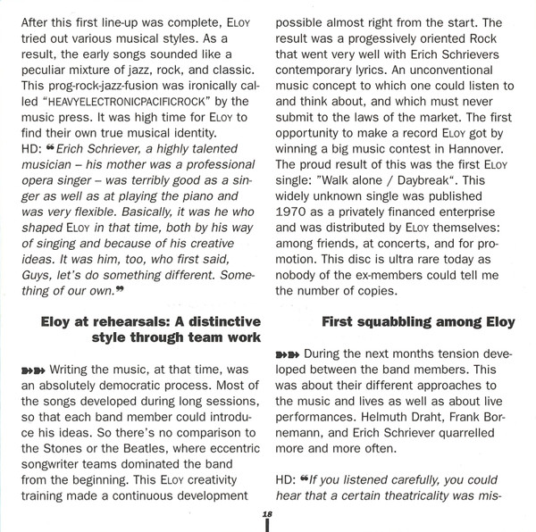 Eloy - Eloy (RE, Dig + CD, Album + CD, Single)