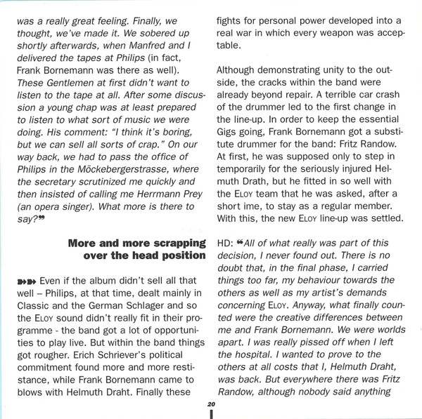 Eloy - Eloy (RE, Dig + CD, Album + CD, Single)