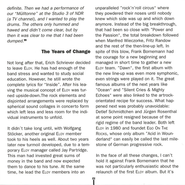 Eloy - Eloy (RE, Dig + CD, Album + CD, Single)