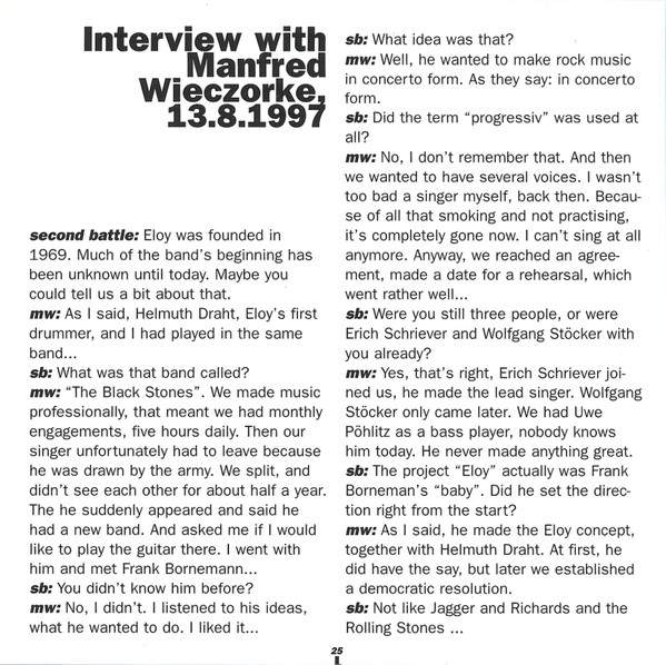 Eloy - Eloy (RE, Dig + CD, Album + CD, Single)