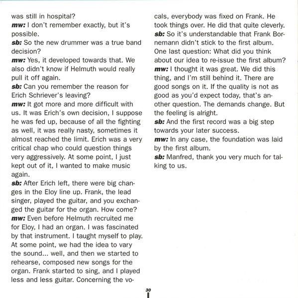 Eloy - Eloy (RE, Dig + CD, Album + CD, Single)