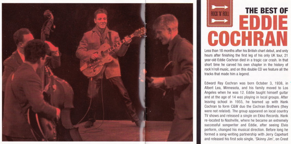 Eddie Cochran - The Best Of Eddie Cochran (2xCD, Comp, Copy Prot., RM)