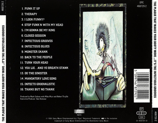 Infectious Grooves - The Plague That Makes Your Booty Move... It's The Infectious Grooves (CD, Album)