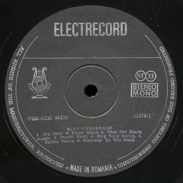 Ella Fitzgerald - Basin Street Blues (LP, Comp)