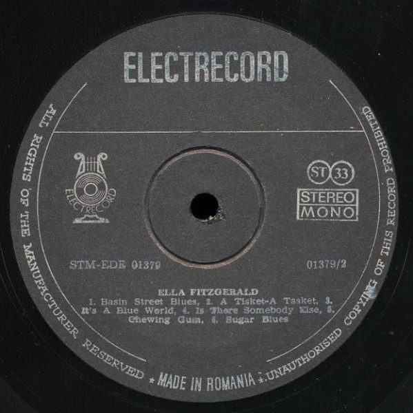 Ella Fitzgerald - Basin Street Blues (LP, Comp)