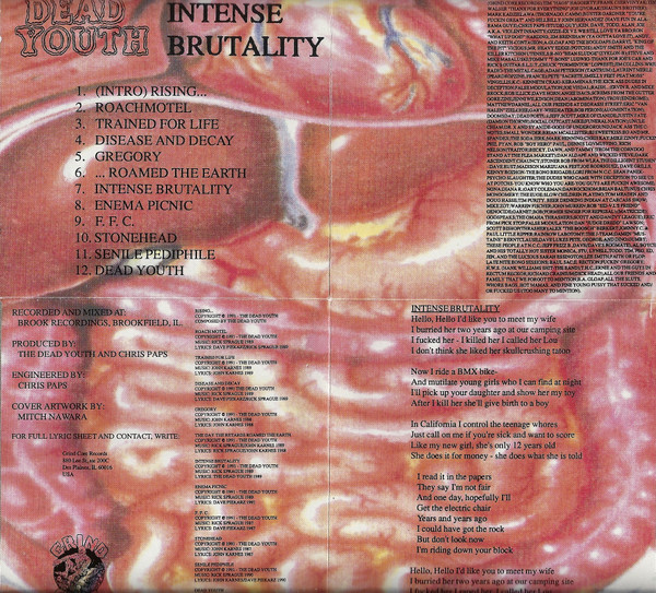 The Dead Youth - Intense Brutality (CD, Album)