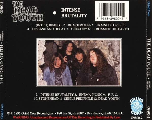 The Dead Youth - Intense Brutality (CD, Album)