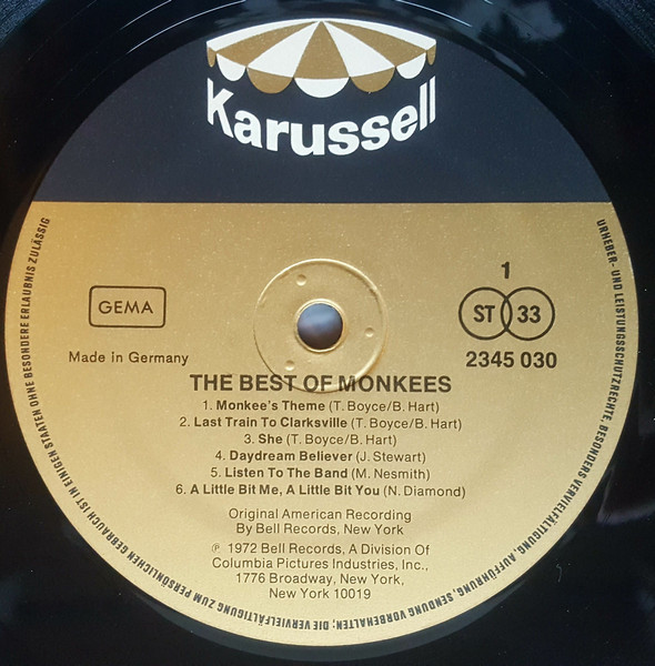 The Monkees - The Best Of The Monkees (LP, Album, Comp)