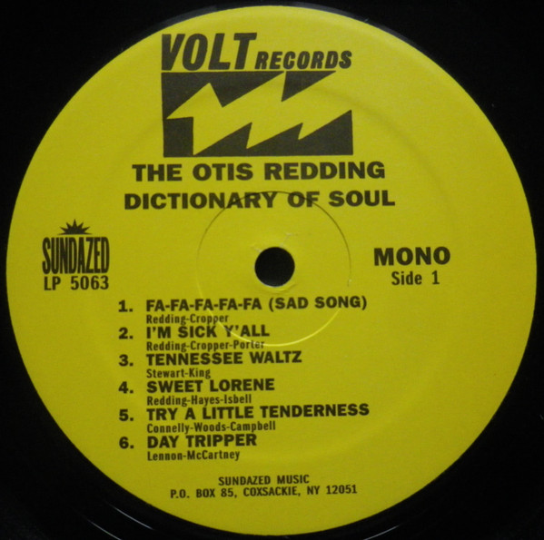 Otis Redding - The Otis Redding Dictionary Of Soul - Complete & Unbelievable (LP, Album, Mono, RE)