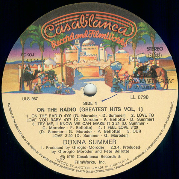 Donna Summer - On The Radio - Greatest Hits - Volumes I & II (2xLP, Comp)