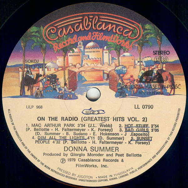 Donna Summer - On The Radio - Greatest Hits - Volumes I & II (2xLP, Comp)