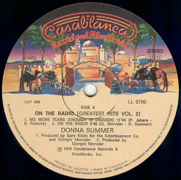 Donna Summer - On The Radio - Greatest Hits - Volumes I & II (2xLP, Comp)