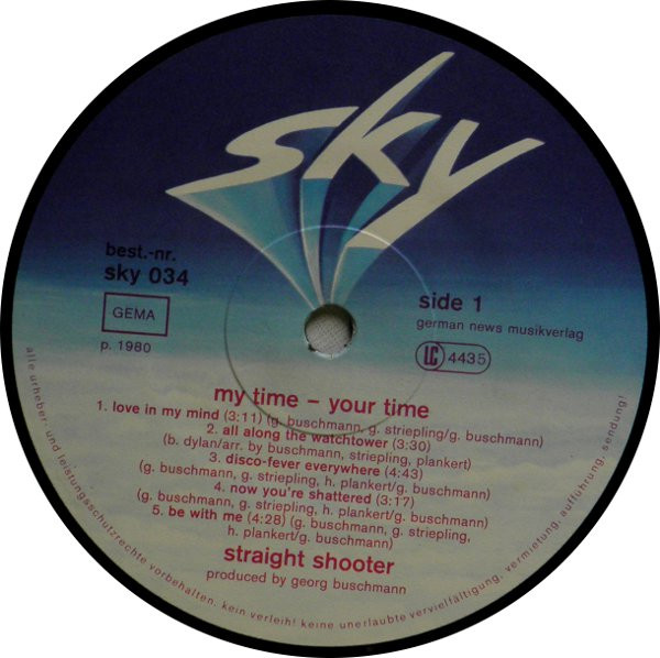 Straight Shooter - My Time - Your Time (LP, Album)