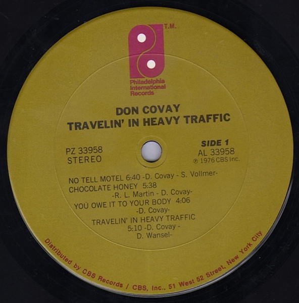 Don Covay - Travelin' In Heavy Traffic (LP, Album, Gat)