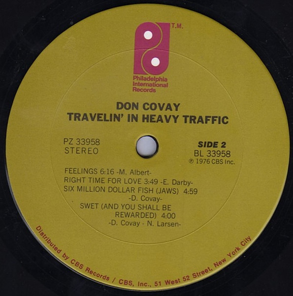 Don Covay - Travelin' In Heavy Traffic (LP, Album, Gat)