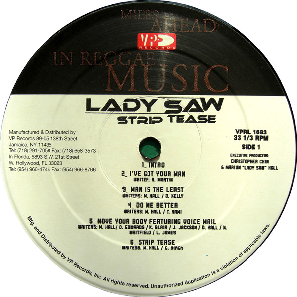 Lady Saw - Strip Tease (2xLP, Album)