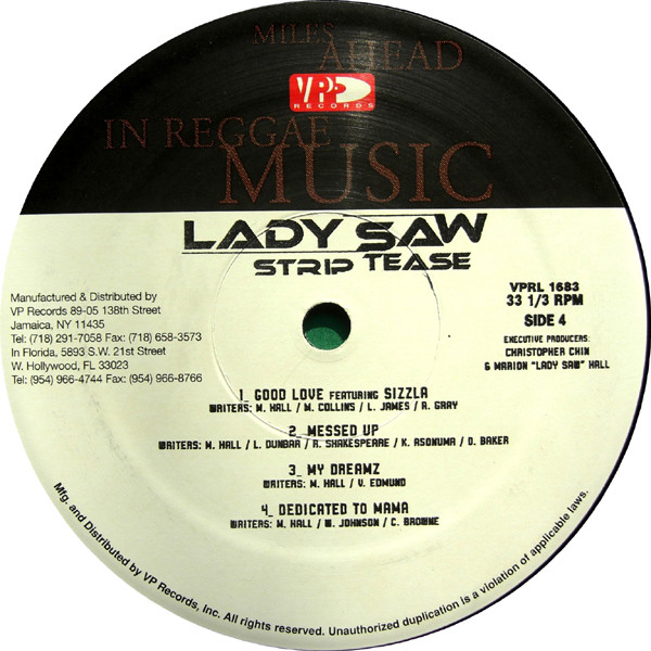 Lady Saw - Strip Tease (2xLP, Album)