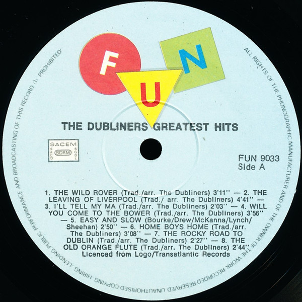 The Dubliners - Greatest Hits (LP, Comp)