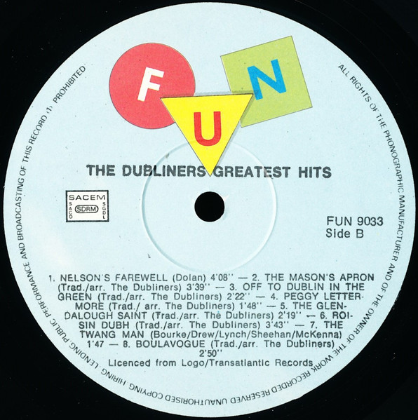 The Dubliners - Greatest Hits (LP, Comp)