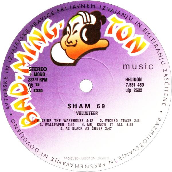 Sham 69 - Volunteer (LP, Album)