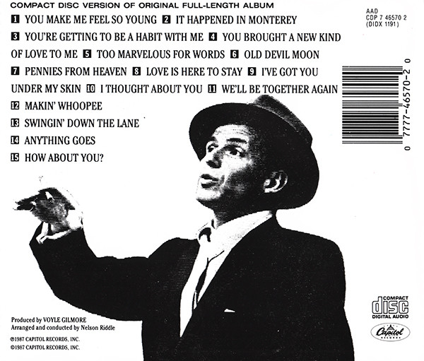 Frank Sinatra - Songs For Swingin' Lovers! (CD, Album, RE, RM)