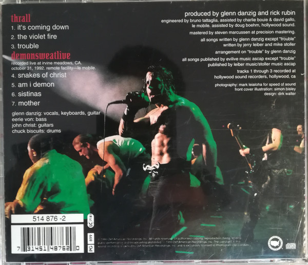 Danzig - Thrall-Demonsweatlive (CD, EP)