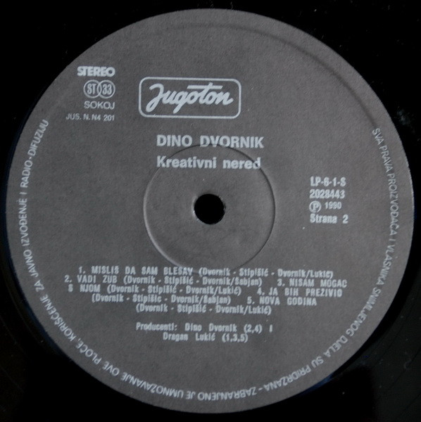 Dino Dvornik - Kreativni Nered (LP, Album)