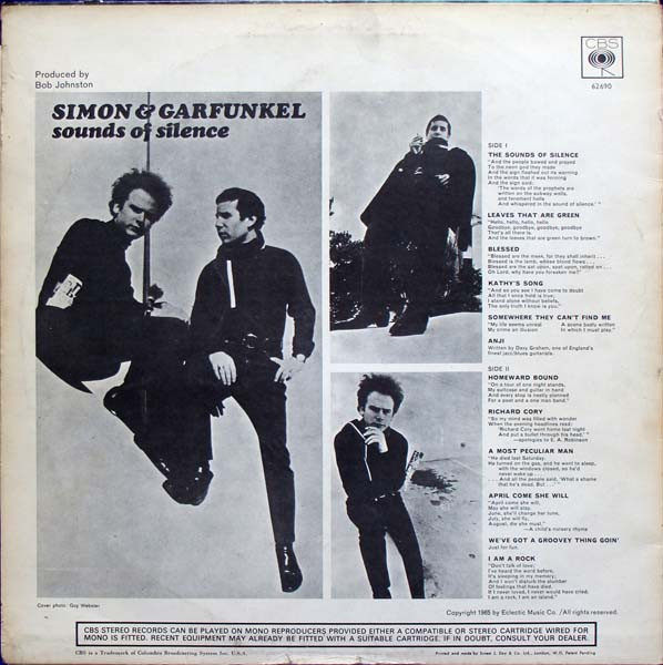 Simon & Garfunkel - Sounds Of Silence (LP, Album, Ern)