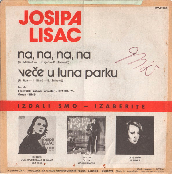 Josipa Lisac - Na, Na, Na, Na / Veče U Luna Parku (7