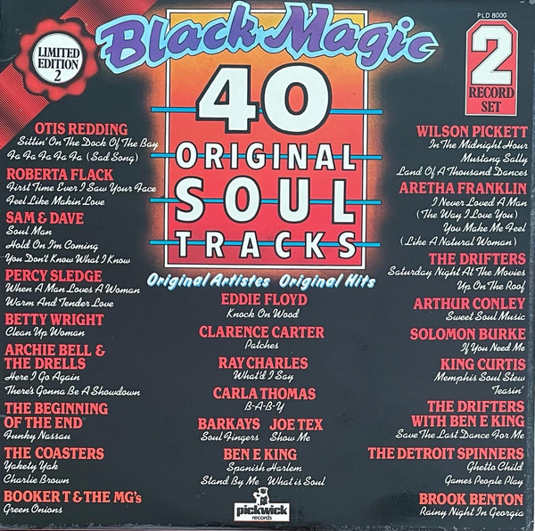 Various - Black Magic (40 Original Soul Tracks) (2xLP, Comp, Ltd)