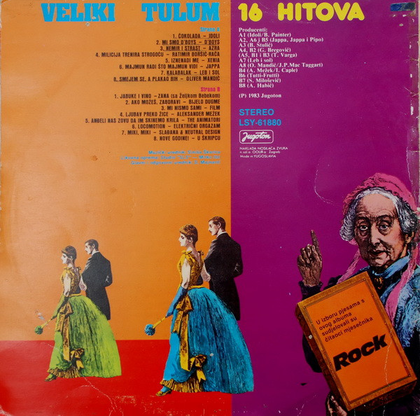 Various - Veliki Tulum - 16 Hitova (LP, Comp)