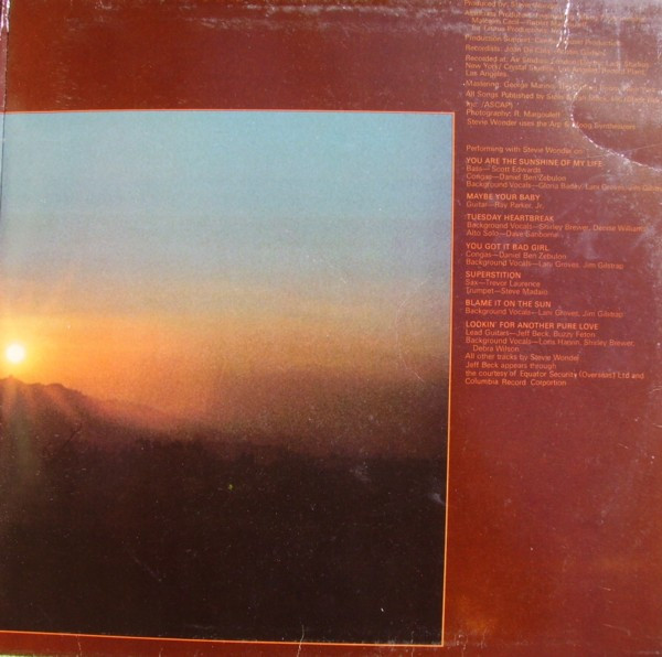 Stevie Wonder - Talking Book (LP, Album, RE, Gat)