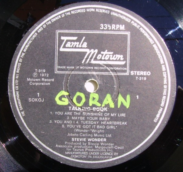 Stevie Wonder - Talking Book (LP, Album, RE, Gat)