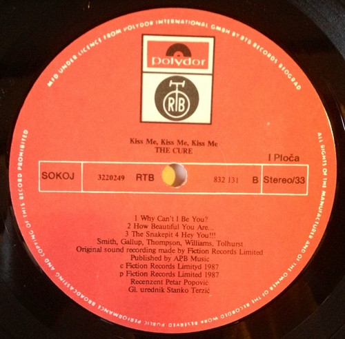 The Cure - Kiss Me Kiss Me Kiss Me (2xLP, Album)
