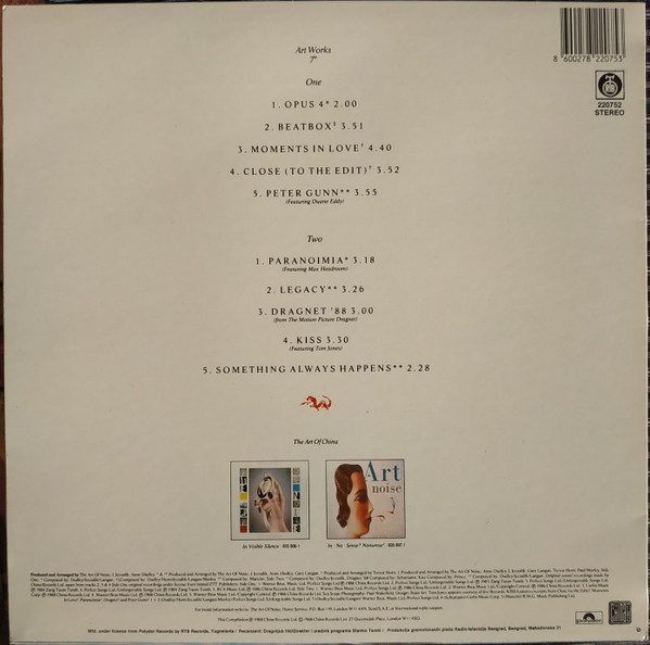 The Art Of Noise - The Best Of  The Art Of Noise (LP, Comp)