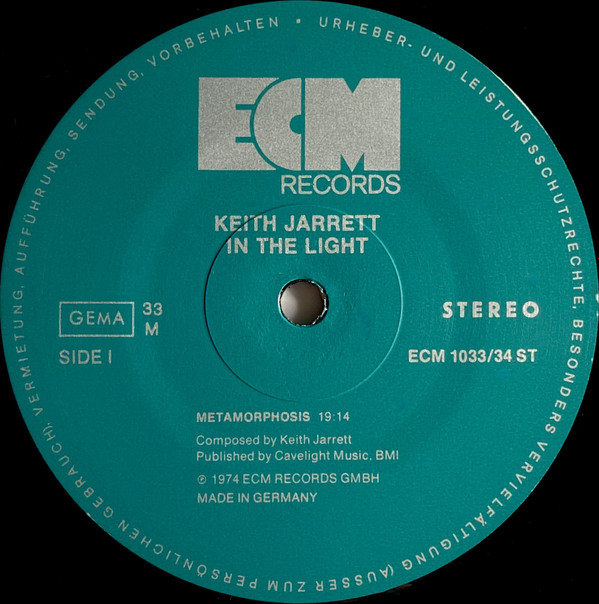 Keith Jarrett - In The Light (2xLP, Album)