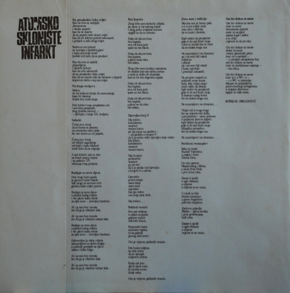 Atomsko SkloniÅ¡te - Infarkt (LP, Album)