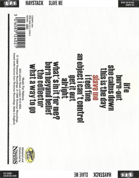 Haystack - Slave Me (CD, Album)