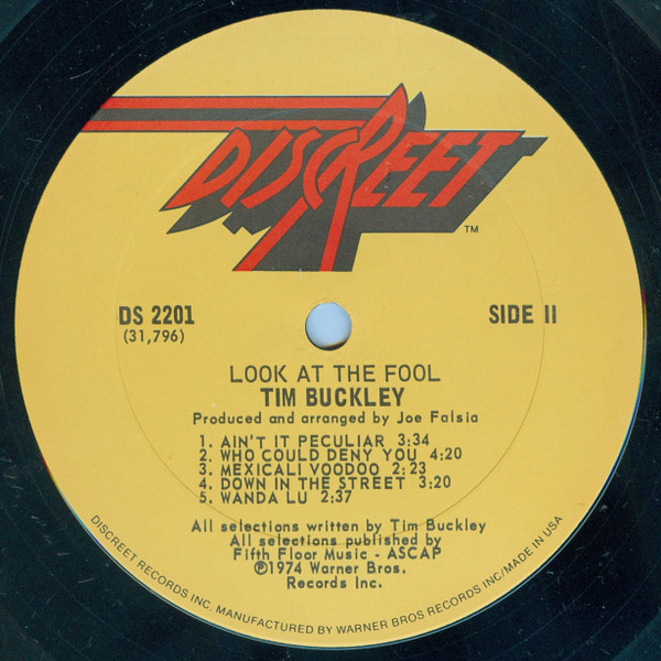 Tim Buckley - Look At The Fool (LP, Album, Ter)