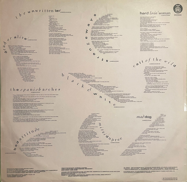 Deep Purple - The House Of Blue Light (LP, Album)