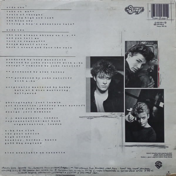 a-ha - Hunting High And Low (LP, Album)