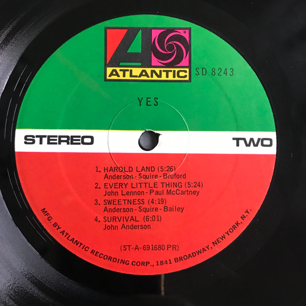 Yes - Yes (LP, Album, RE, Pre)