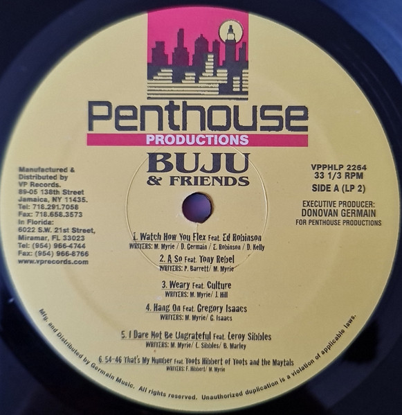 Buju Banton - Buju & Friends (2xLP, Comp)