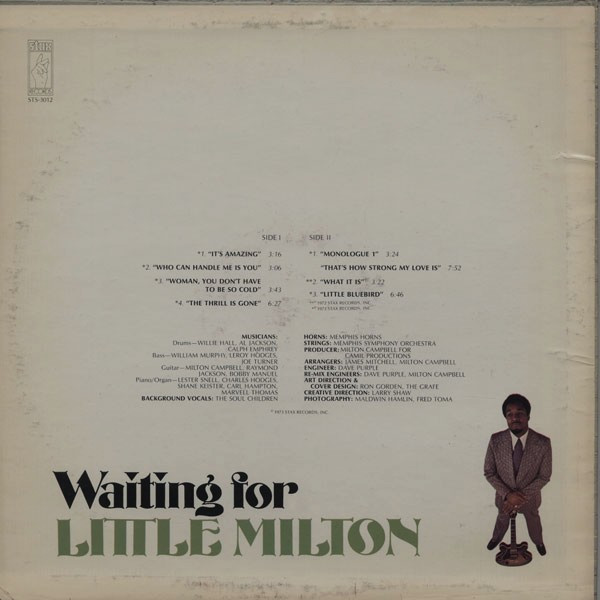 Little Milton - Waiting For Little Milton (LP, Album)